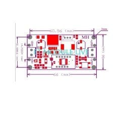 Lm2596-adj Led Göstergeli Dc-dc Voltaj Düşürücü Step Down Modül