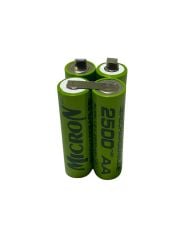 4.8 V Şarjlı Matkap Pili (Bataryası) 2500 Mah Ni-cd AA Pil