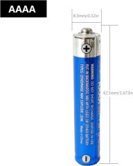 Alkalin AAAA 1.5v Pil (Batarya) 4’lü Paket Tablet Kalem Pili (4A) | Tüm Tablet Kalemleriyle Uyumlu