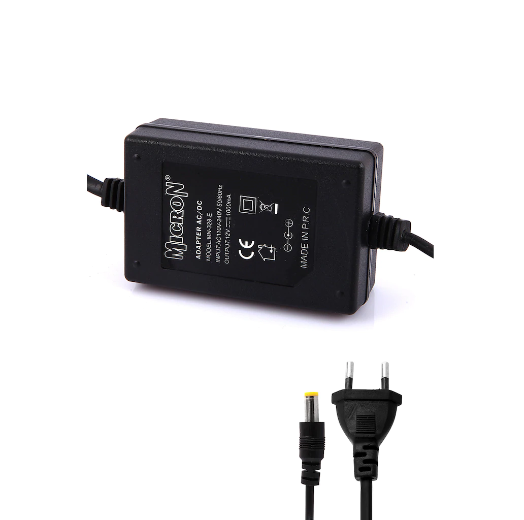MİCRON 12 VOLT 1 AMPER ADAPTÖR 328E