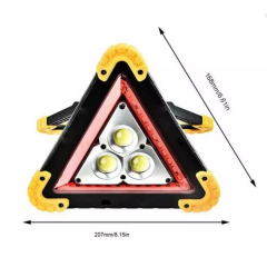 Işıklı Üçgen Reflektör Led Projektör Acil Durum Feneri Flaşör