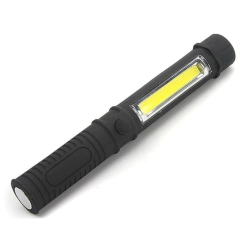 7 Watt Led + Cob Led Çalışma Işığı Fener Lamba Manyetik (SİYAH)