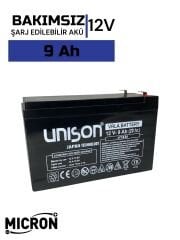 12V 9 AH UNISON  AKÜ
