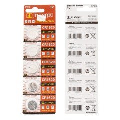 Tianqiu CR1620 3V Lityum Pil 5'li