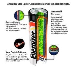 Alkaline Max Power Seal 8+4 AAA İnce Pil