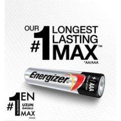 Alkaline Max Power Seal 8+4 AAA İnce Pil