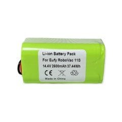 14.4V 2600mAh Eufy RoboVac 11 için uygun Robot Süpürge Pili (Batarya)