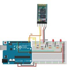 HC06 Arduino Bluetooth Modül (Yeni Versiyon) -Serial Modül Kartı
