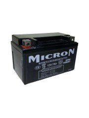 Micron Motosiklet Aküsü  YTX7A-BS 12V 7 Ah Kuru Bakımsız Motor Aküsü