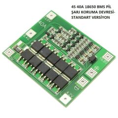 4S 40A Standart Versiyon 18650 BMS Lityum Pil Şarj Koruma Devresi