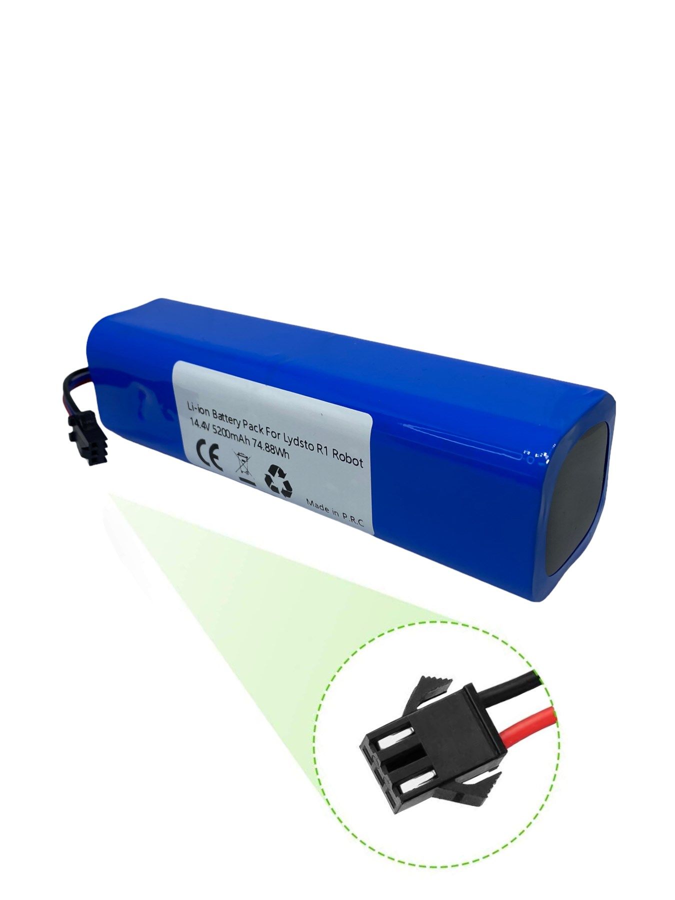 Lydsto R1 Vacuum Akıllı Robot Süpürge Bataryası 14.4v 5200mah Pil