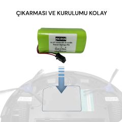 14.4 V 3200 Mah Yüksek Kapasiteli Robot Süpürge Bataryası (Pili) - Yüksek Performans