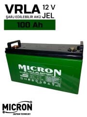 Micron  12V 100 Ah Japon Teknoloji VRLA Jel Akü Akü (Batarya, pil)