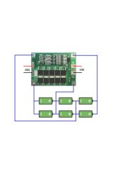 3s 60a 12.6v Standart Lityum 18650 Bms Pil Batarya Koruma Modülü