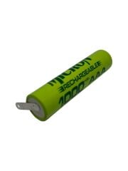 Micron 1.2 V Tıraş Makinesi Pili Bataryası 1000 Mah Aaa Ince Pilden Puntalı