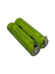 2.4V Tıraş Makinesi Pili (bataryası) 1000 Mah  AAA İnce Pilden, Puntalı