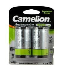 Camelion 1600 mAh Blister D Boy Ni-CD Şarj Edilebilir Pil 2'li