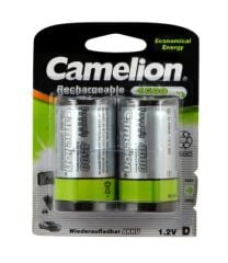 Camelion 2500 mAh Blister D Boy Ni-MH Şarj Edilebilir Pil 2'li