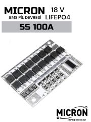 5s 100a 21v Bms 18650 Lityum Lipo Pil Şarj Koruma Devresi