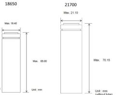 Micron 21700 4000 Mah 10C 40A Li-Ion Pil 1 Adet