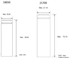 Micron 21700 4000 Mah 10C 40A Li-Ion Pil 1 Adet