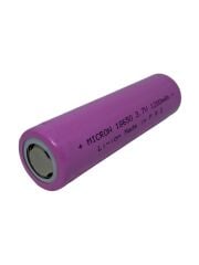10 Adet 18650  Lityum Pil (Batarya)  1200 Mah (Amper) 3.7 V ( Volt) Şarj Edilebilir Başsız Pil