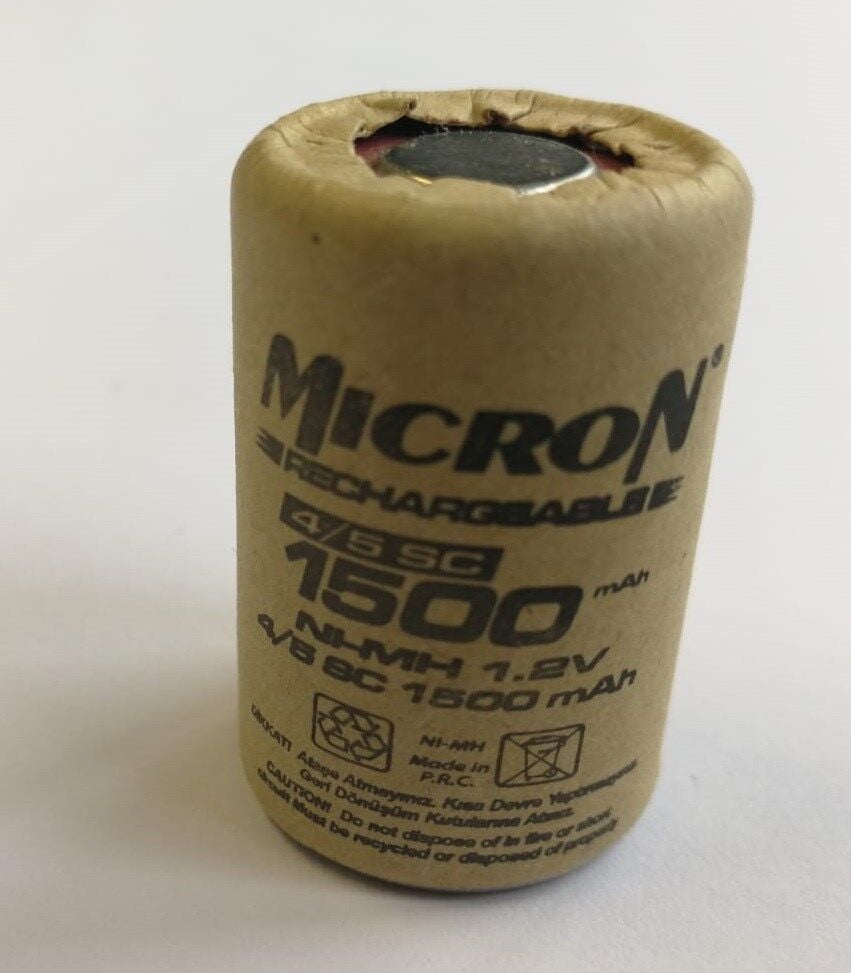 4/5 SC 1500MAH 34MM MICRON SÜPÜRGE PİLİ