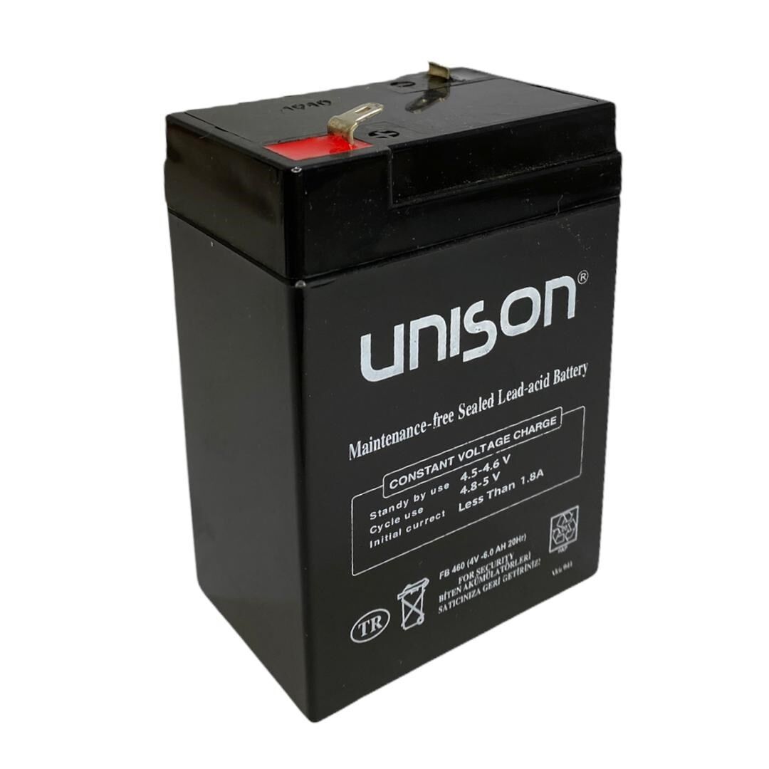 4V 6 AMPER UNISON KURU AKÜ