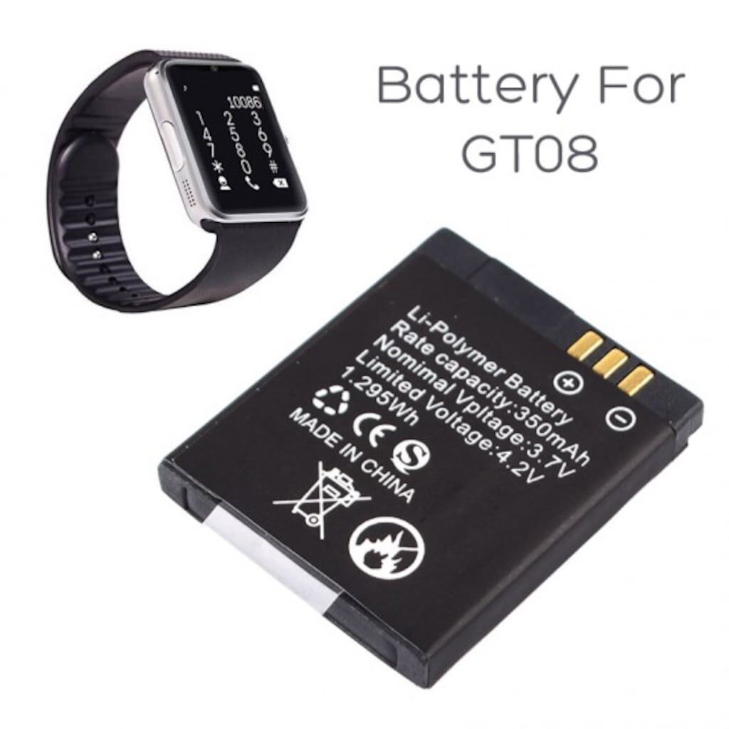 Akıllı Saat Bataryası Pili GT08 DZ09 V8 A1 LQ-S1 Uyumlu
