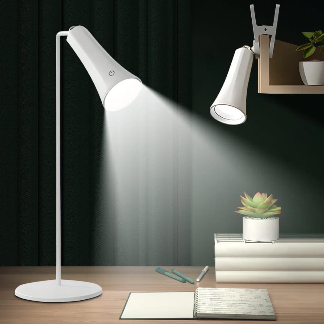 Minimal , Modern Tasarım Şarjlı Masa Lambası  Çok fonksiyonlu Gövde Çelik Taban(Kopya)